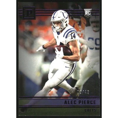 2022 Panini Chronicles Panini Purple #17 Alec Pierce