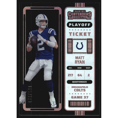 2022 Panini Contenders Playoff Ticket #43 Matt Ryan