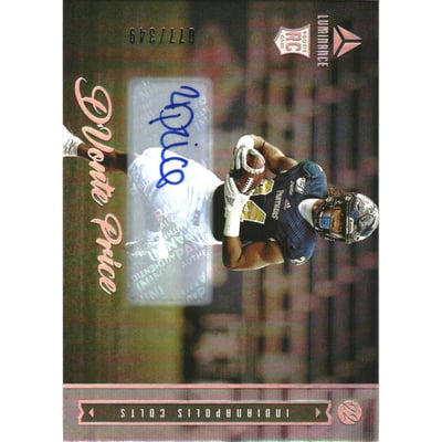 2022 Panini Luminance Autographs #187 D'Vonte Price/349