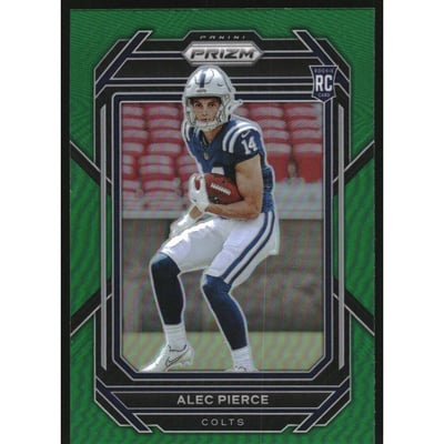 2022 Panini Prizm Prizms Green #330 Alec Pierce