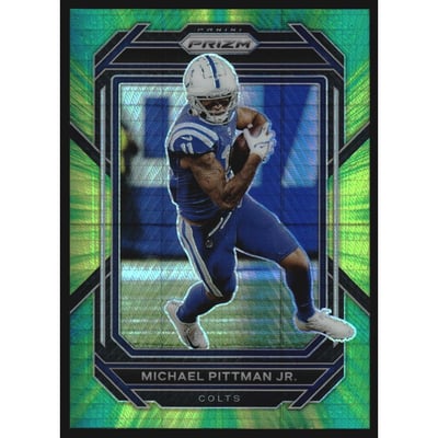 2022 Panini Prizm Prizms Hyper #123 Michael Pittman Jr.
