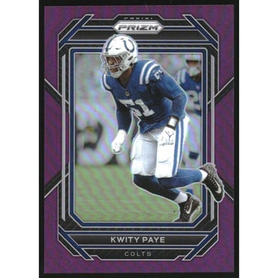 2022 Panini Prizm Prizms Purple #127 Kwity Paye