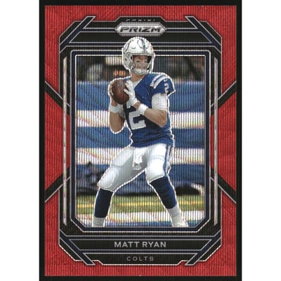 2022 Panini Prizm Prizms Red Wave #121 Matt Ryan