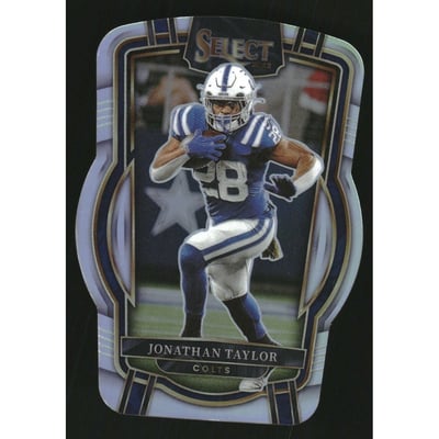 2022 Select Prizm Silver Die Cut #258 Jonathan Taylor