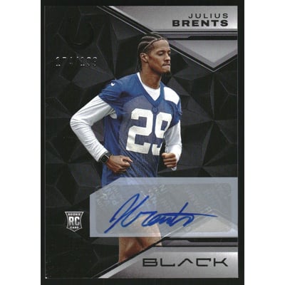 2023 Panini Black Rookies Autographs #133 Julius Brents/199
