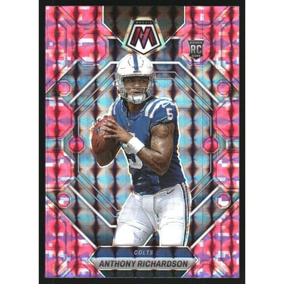 2023 Panini Mosaic Mosaic Camo Pink #282 Anthony Richardson