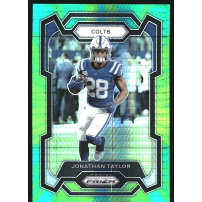 2023 Panini Prizm Prizms Hyper #127 Jonathan Taylor