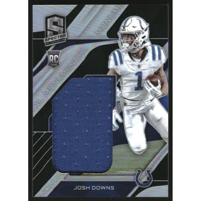 2023 Panini Spectra Monumental Memorabilia #27 Josh Downs