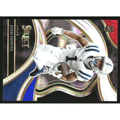 2023 Select Prizm Red and Blue Die Cut #251 Josh Downs