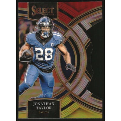2023 Select Prizm Red and Yellow Die Cut #127 Jonathan Taylor