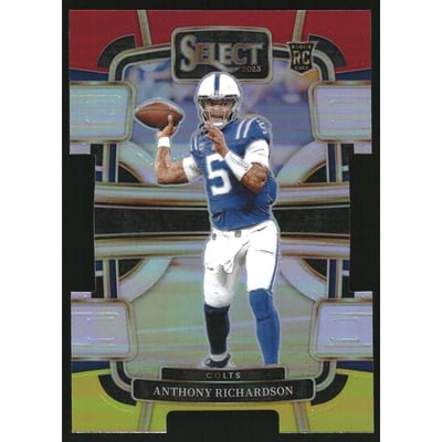 2023 Select Prizm Red and Yellow Die Cut #43 Anthony Richardson