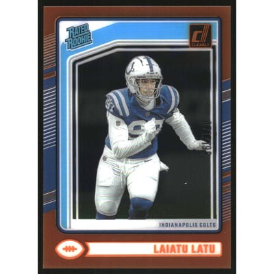 2024 Clearly Donruss Orange #62 Laiatu Latu RR