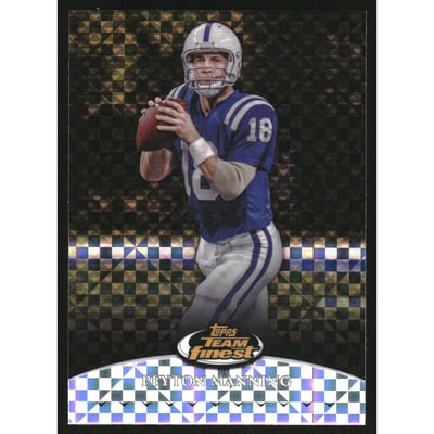 2024 Finest Team Finest Checkerboard Refractors #TF5 Peyton Manning