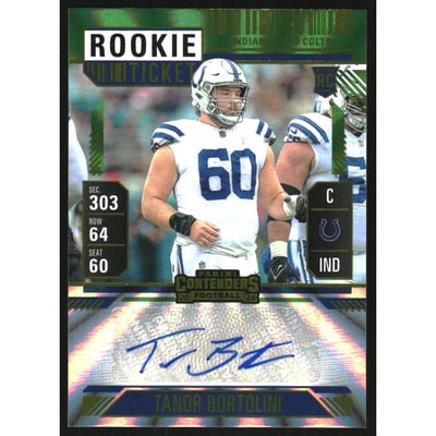 2024 Panini Contenders Opening Kickoff Ticket #287 Tanor Bortolini AU