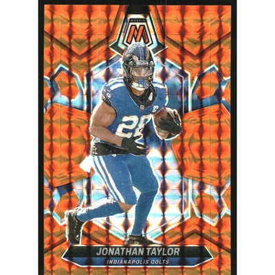 2024 Panini Mosaic Mosaic Orange #93 Jonathan Taylor