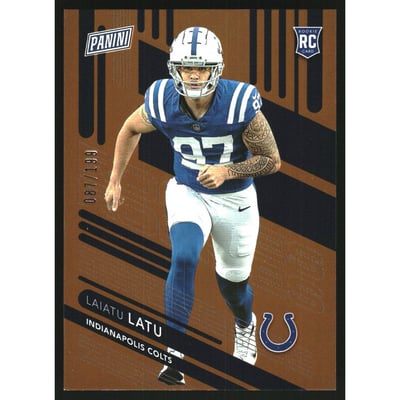 2024 Panini National Convention Rookies Orange #RC2 Laiatu Latu