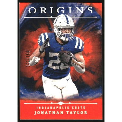 2024 Panini Origins Orange #42 Jonathan Taylor