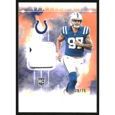 2024 Panini Origins Rookie Patches Orange #21 Laiatu Latu