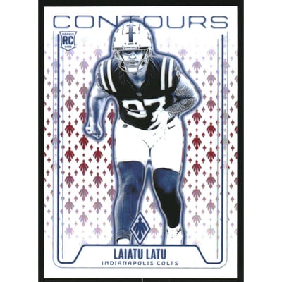 2024 Panini Phoenix Contours Red #32 Laiatu Latu