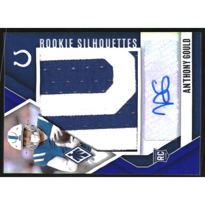 2024 Panini Phoenix Rookie Silhouettes Blue #40 Anthony Gould
