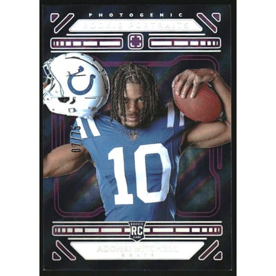2024 Panini PhotoGenic Purple #164 Adonai Mitchell