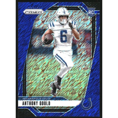 2024 Panini Prizm Prizms Blue Shimmer #305 Anthony Gould