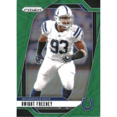 2024 Panini Prizm Prizms Green #127 Dwight Freeney