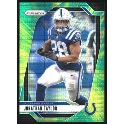 2024 Panini Prizm Prizms Hyper #121 Jonathan Taylor