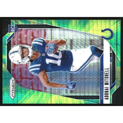 2024 Panini Prizm Prizms Hyper #303 Adonai Mitchell