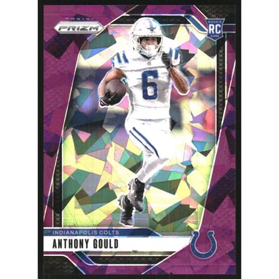 2024 Panini Prizm Prizms Purple Ice #305 Anthony Gould