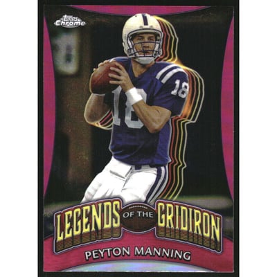 2024 Topps Chrome Legends of the Gridiron Pink Refractors #LOG2 Peyton Manning