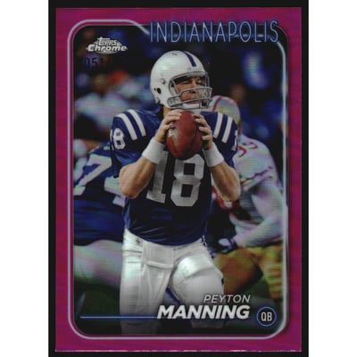 2024 Topps Chrome Magenta Refractors #86 Peyton Manning