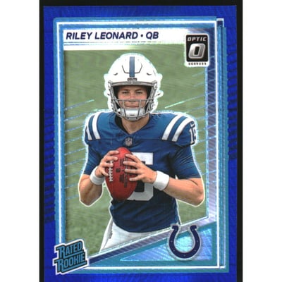 2025 Donruss Optic Blue Hyper #255 Riley Leonard RR