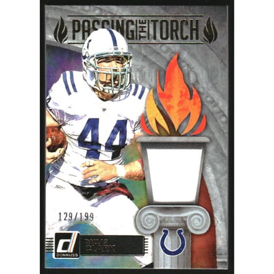 2025 Donruss Passing the Torch Jerseys #18 Dallas Clark/Tyler Warren