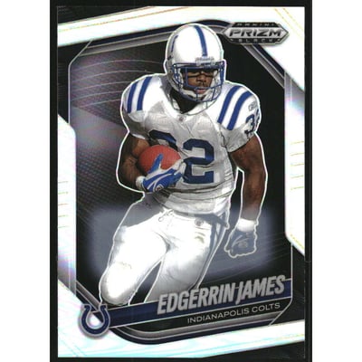 2025 Panini Prizm Black Prizms Silver #70 Edgerrin James