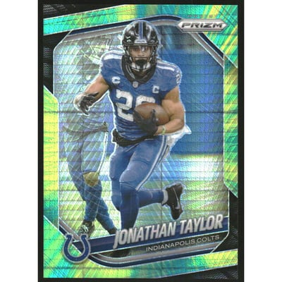 2025 Panini Prizm Prizms Hyper #108 Jonathan Taylor