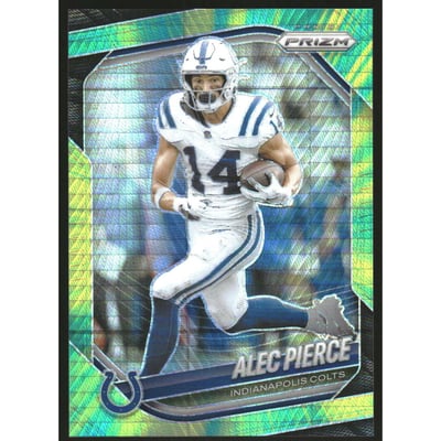 2025 Panini Prizm Prizms Hyper #209 Alec Pierce
