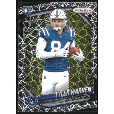 2025 Panini Prizm Prizms Lazer #339 Tyler Warren