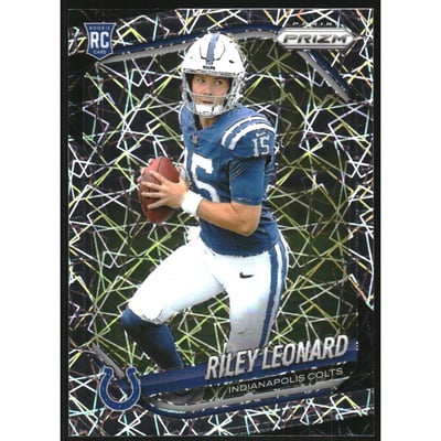 2025 Panini Prizm Prizms Lazer #342 Riley Leonard