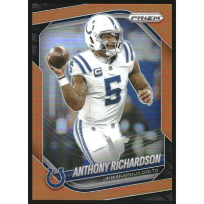 2025 Panini Prizm Prizms Orange #193 Anthony Richardson
