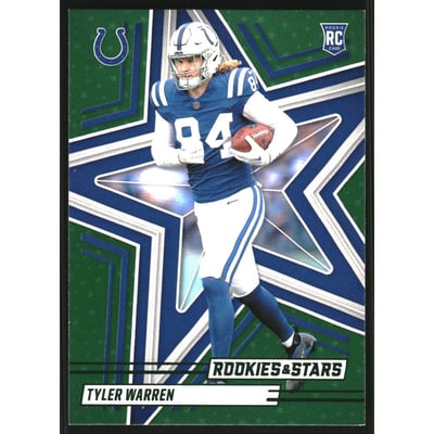2025 Rookies and Stars Green #195 Tyler Warren