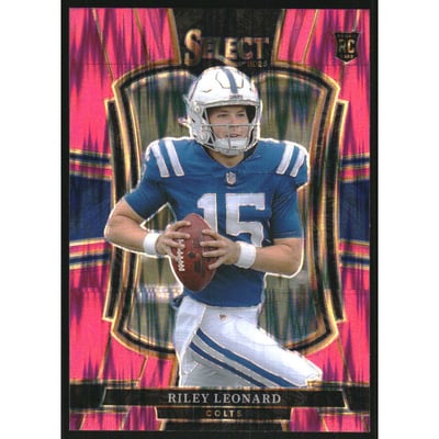 2025 Select Prizm Pink Shock #133 Riley Leonard