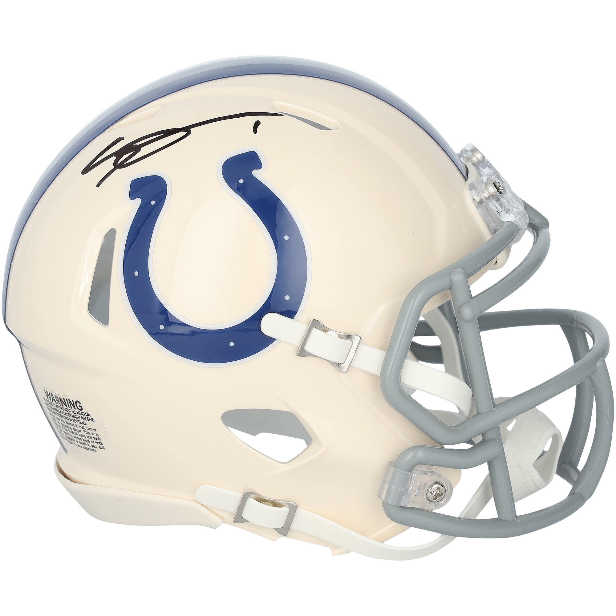 Ahmad Sauce Gardner Indianapolis Colts Autographed Riddell Retro Speed Mini Helmet