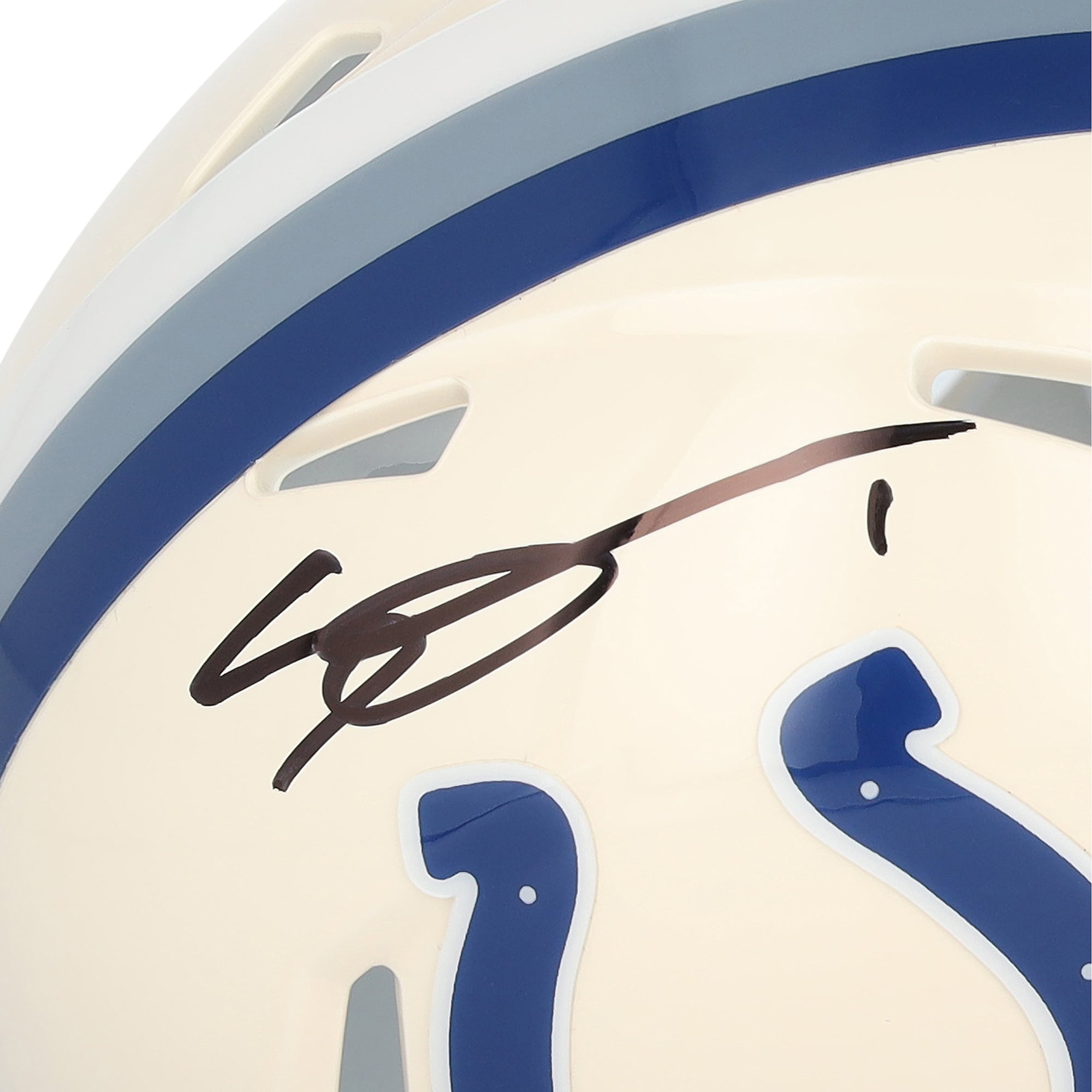 Ahmad Sauce Gardner Indianapolis Colts Autographed Riddell Retro Speed Mini Helmet