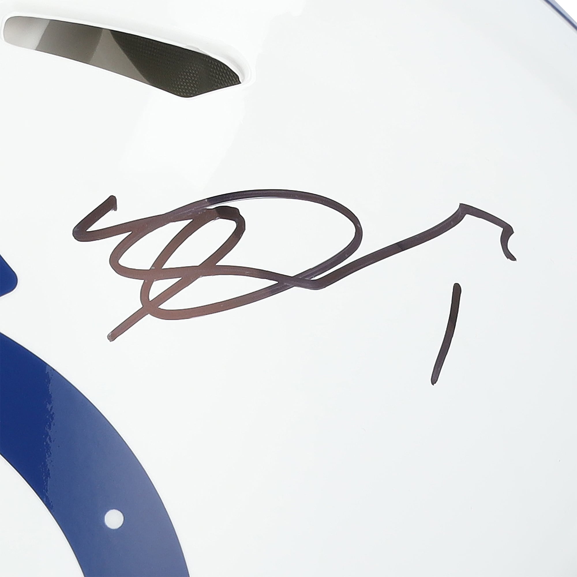 Ahmad Sauce Gardner Indianapolis Colts Autographed Riddell Speed Authentic Helmet