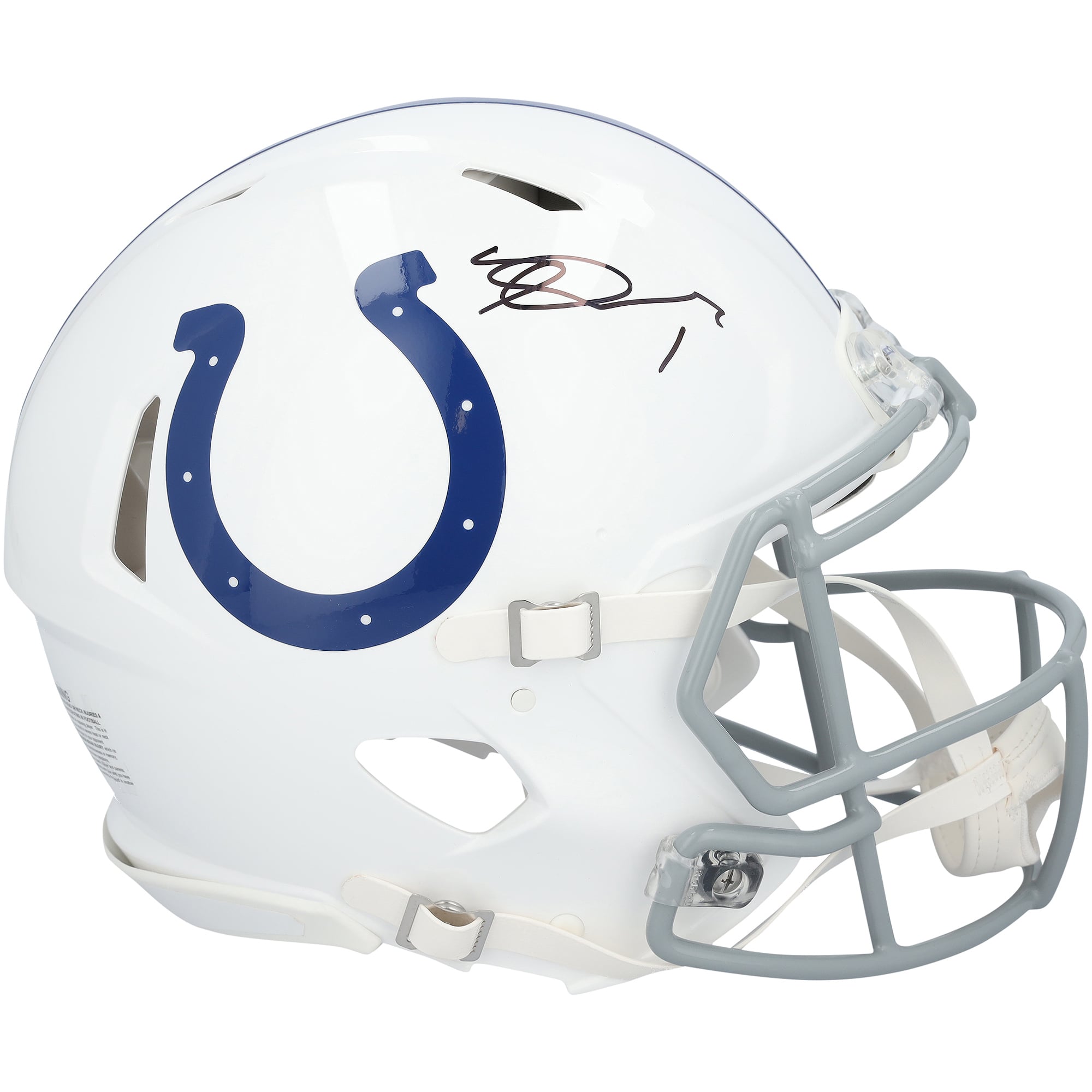 Ahmad Sauce Gardner Indianapolis Colts Autographed Riddell Speed Authentic Helmet