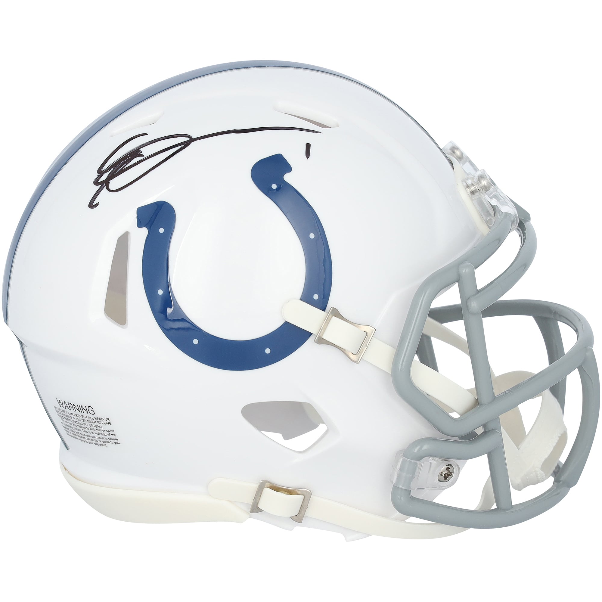 Ahmad Sauce Gardner Indianapolis Colts Autographed Riddell Speed Mini Helmet