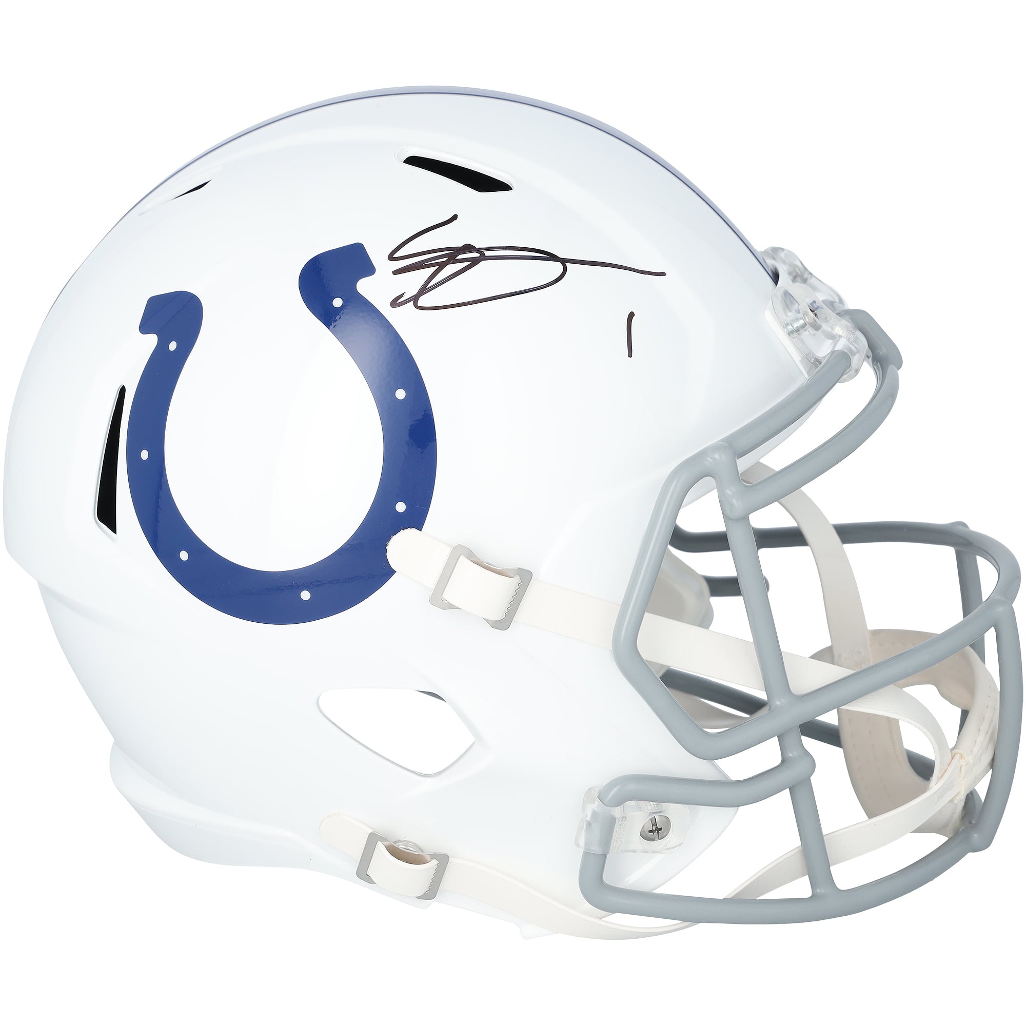 Ahmad Sauce Gardner Indianapolis Colts Autographed Riddell Speed Replica Helmet