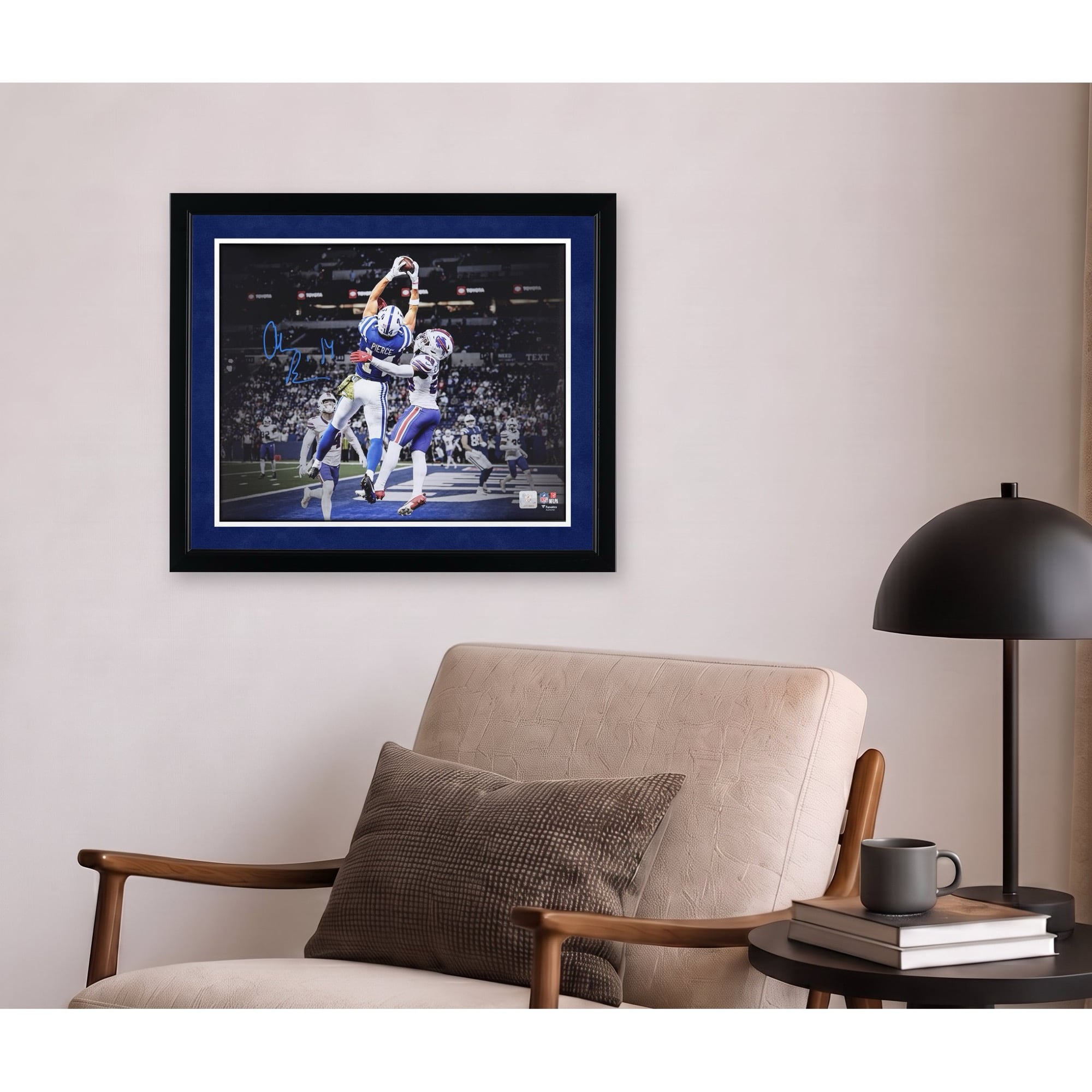 Alec Pierce Indianapolis Colts Autographed 16" x 20" Touchdown Catch Spotlight Photograph