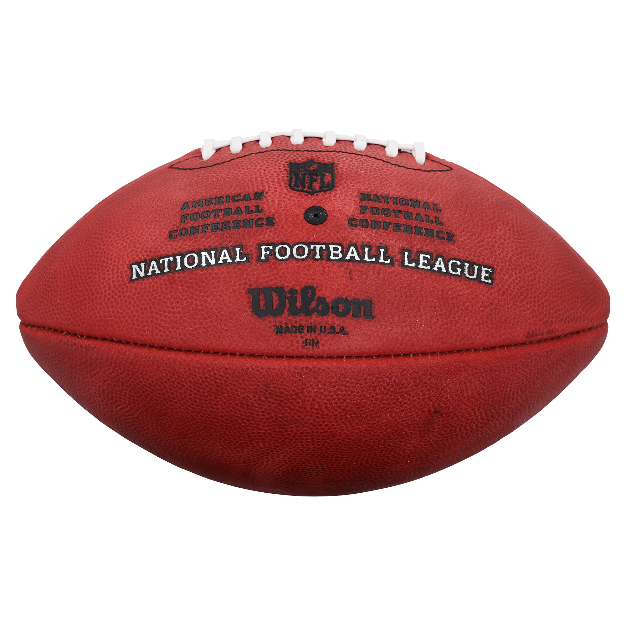 Ballon de football américain Wilson Duke en couleurs, autographié par Daniel Jones (Indianapolis Colts), avec inscription « Indiana Jones ».